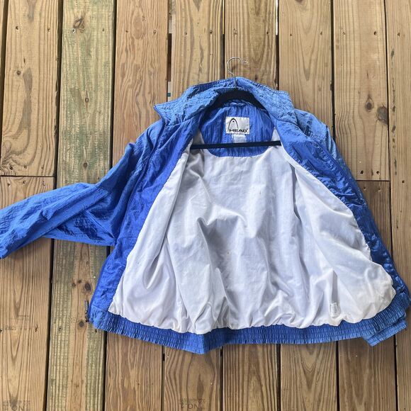 Vintage 1990s Head Sports Wear Windbreaker - Zip Up - Track Jacket - Unisex S/M - Picture 9 of 12